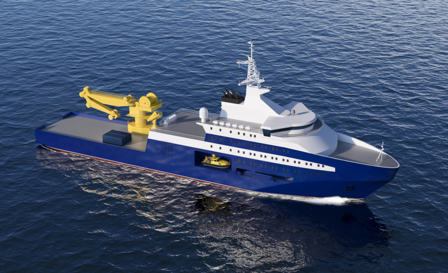 Project of a vessel for UTV