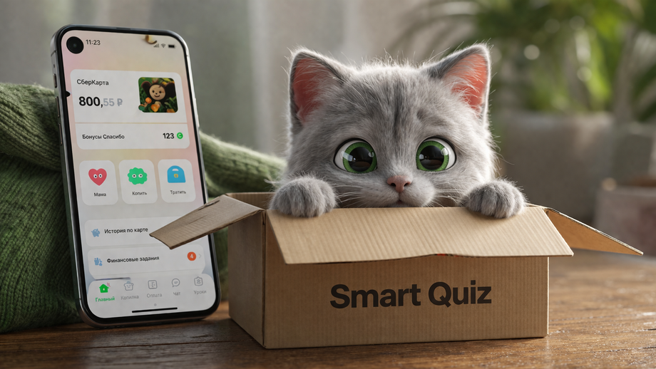 interfaz de la aplicación Smart Quiz
