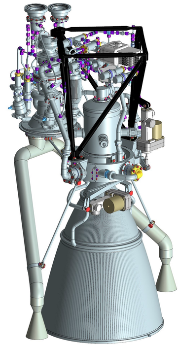 Эскиз двигателя НК-3