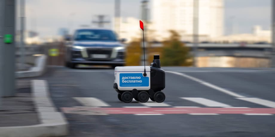 Delivery robot from Yandex