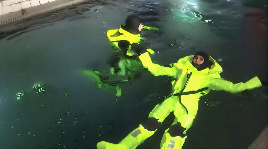 The latest work-rescue suit for the Russian Navy