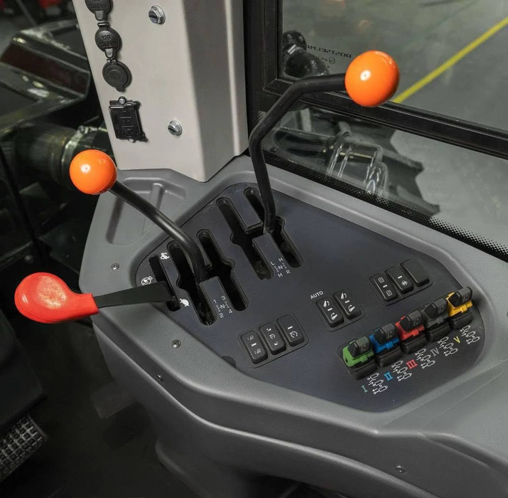 Transmisión manual del tractor "Rostselmash 2400"