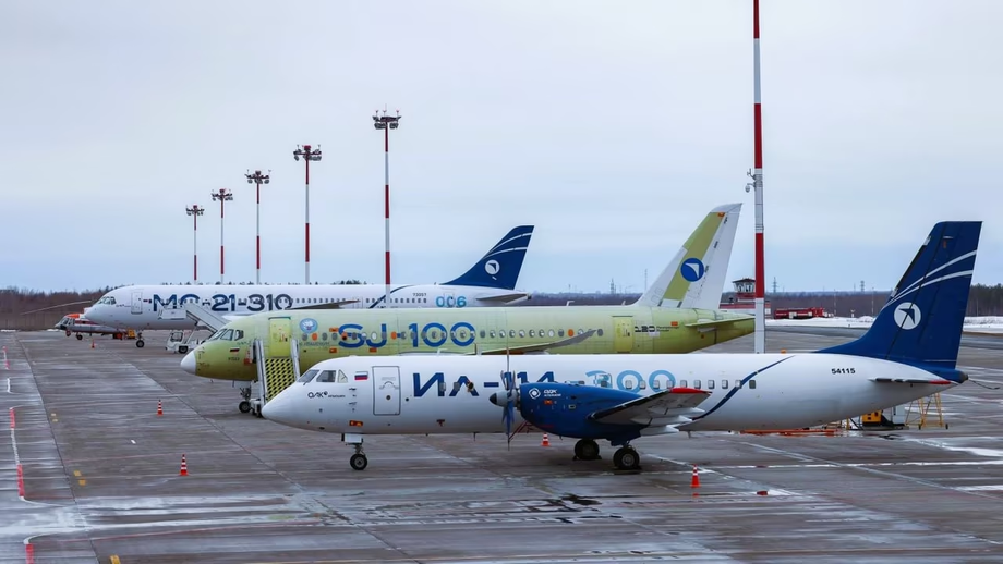  Ил-114-300, SJ-100 и МС-21-310 