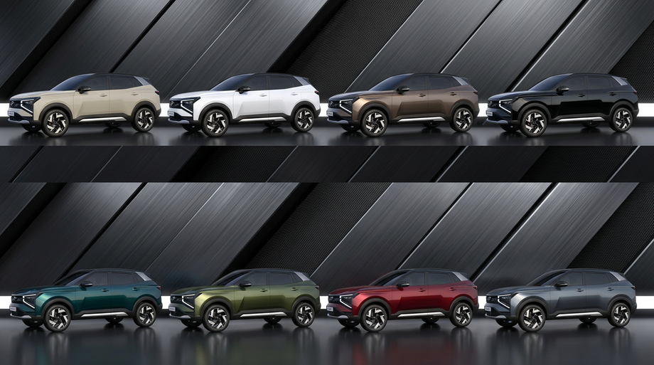 Цвета нового кроссовера Lada Azimut