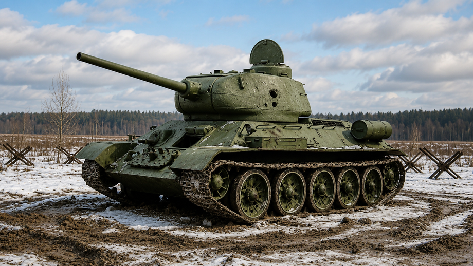 Т-34. Архивные кадры