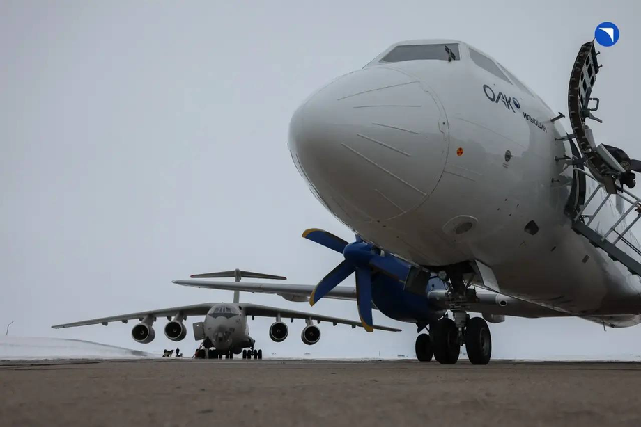 Ил-114-300 на испытаниях в Арктической зоне 