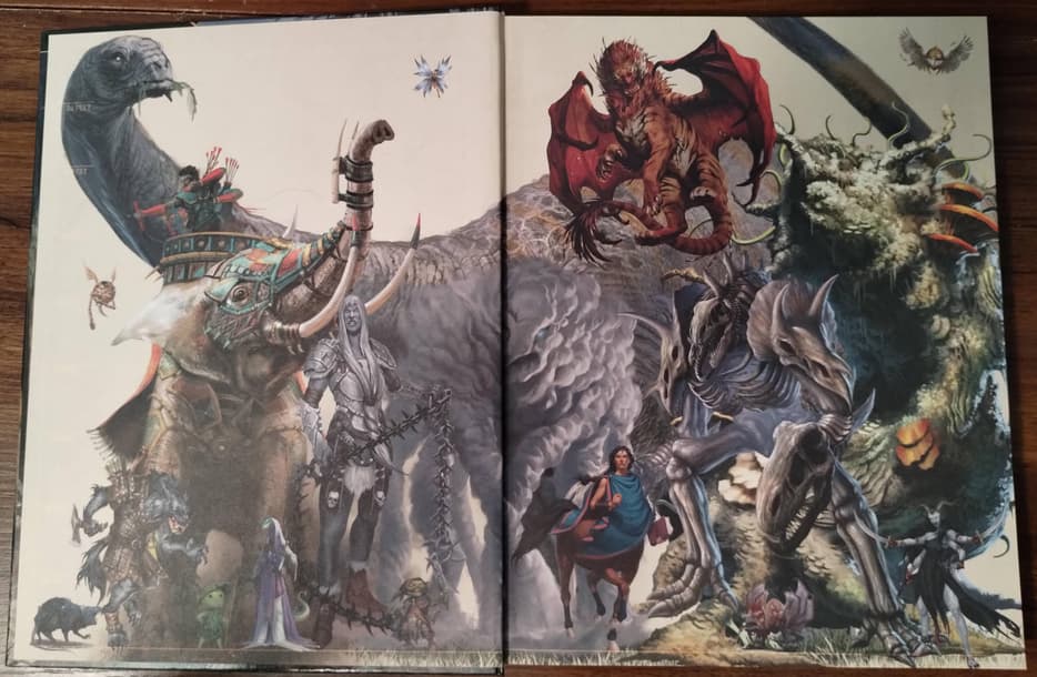 Art with various creatures