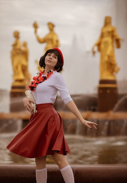 Прогулка у фонтана