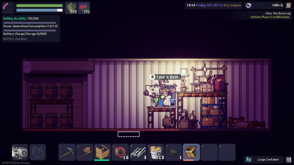 Ржавый контейнер, и по совместительству жильё со всеми удобствами