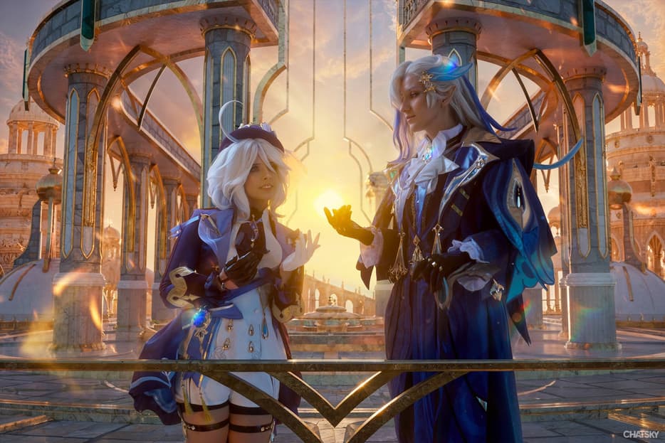 Фотограф: CHATSKYPHOTO. Косплеерши: Yuna Lex cosplay | Александра Лексина, Сонри • cosplay | Татьяна Базарова