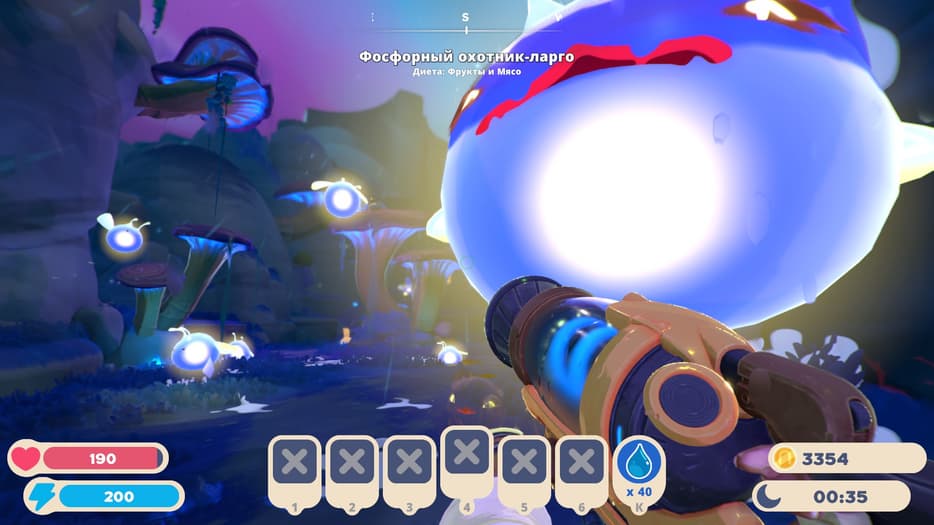 Слаймы в ночное время суток /&nbsp;Права на изображения принадлежат Monomi Park