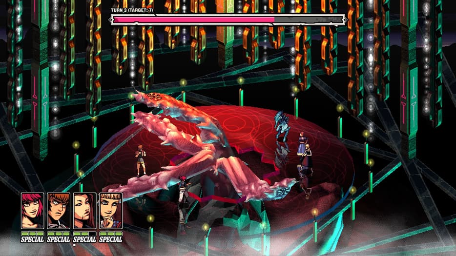 Битва с боссом / Права на изображения принадлежат Necrosoft Games и Ysbryd Games