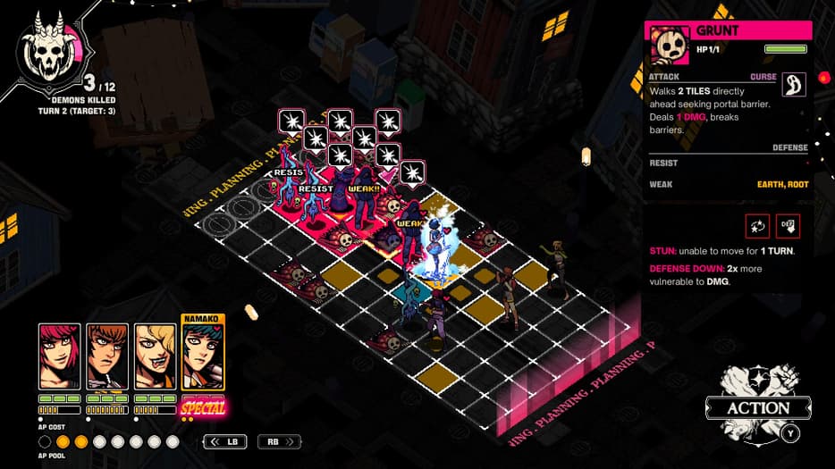 Битва с демонами / Права на изображения принадлежат Necrosoft Games и Ysbryd Games