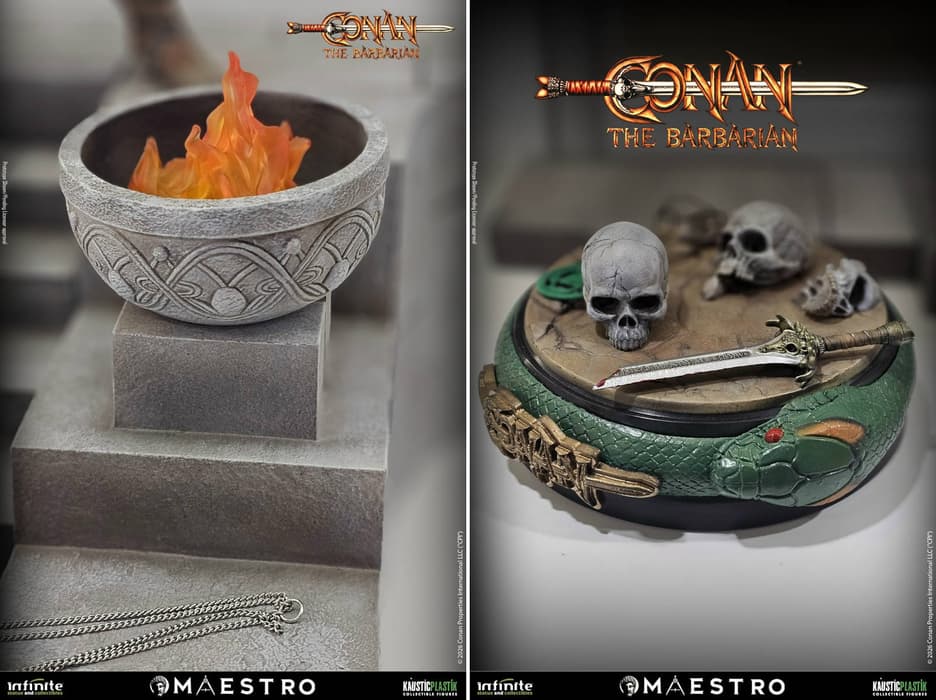 

Image rights belong to Conan Properties International and Kaustic Plastik

