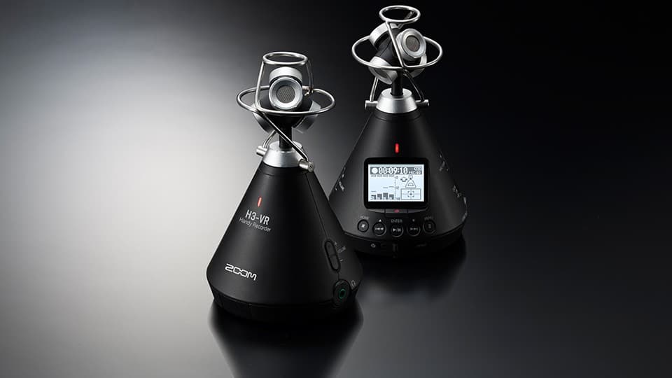 Портативный рекордер Zoom H3-VR предназначен для записи звука виртуальной реальности и не только