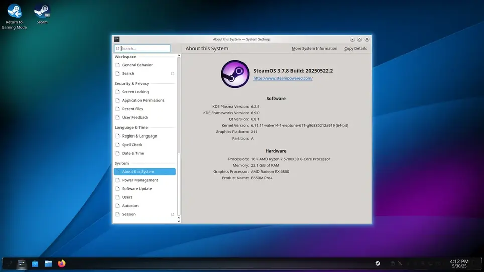 SteamOS is based on Linux
