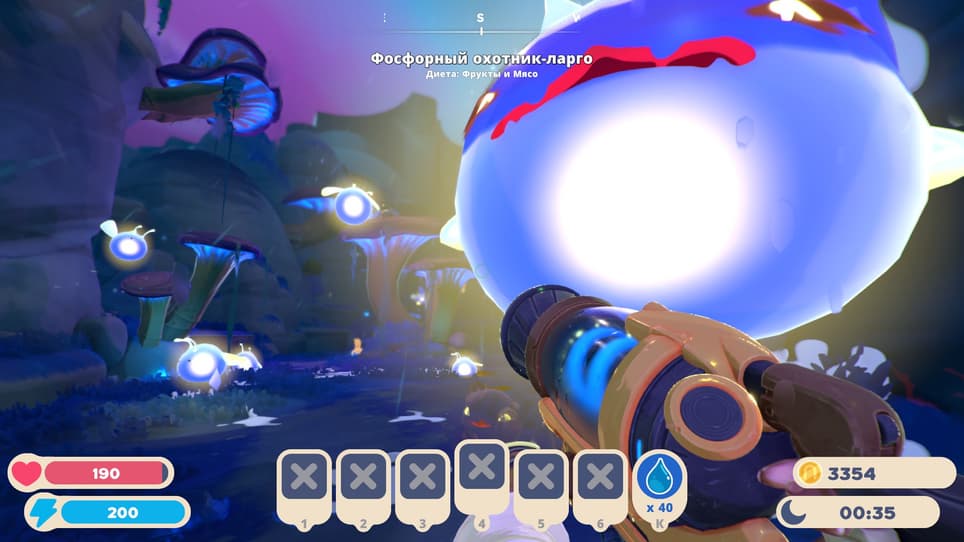 Слаймы в ночное время суток /&nbsp;Права на изображения принадлежат Monomi Park