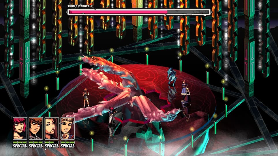 Битва с боссом / Права на изображения принадлежат Necrosoft Games и Ysbryd Games