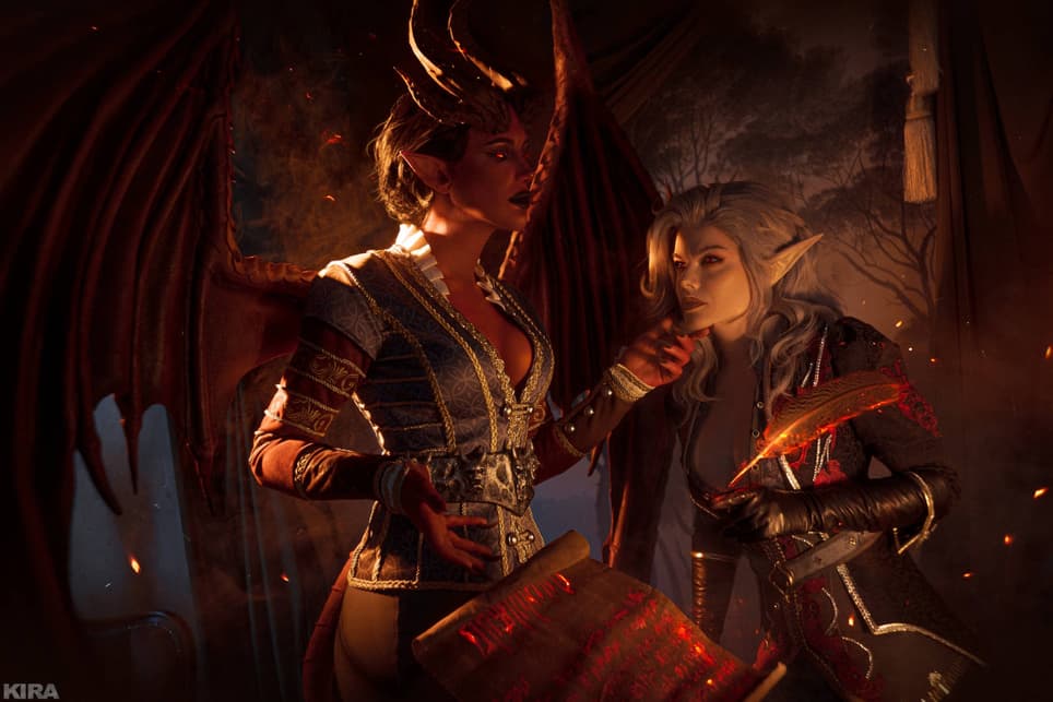  Photographer: KIRA photoarts. Cosplayers: Frau_Haku | Olga Haku, CYXARIC | Yulia Ertel 