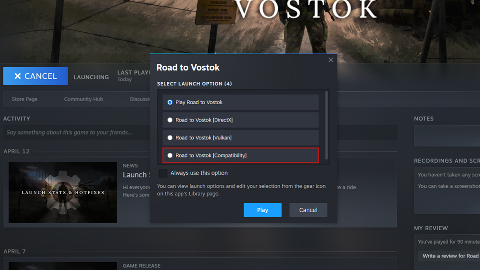 Road to Vostok Ltd.