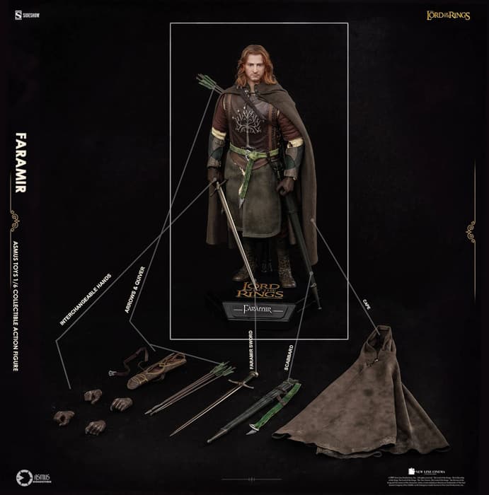  Права на изображения принадлежат Middle-earth Enterprises, New Line Productions, Asmus Toys и Sideshow Collectibles 