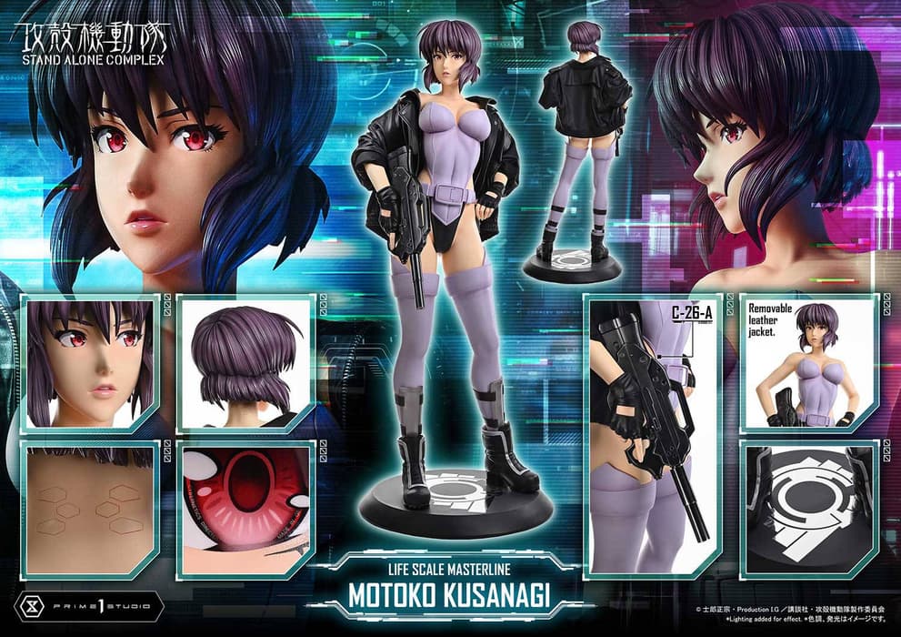 The rights to the images belong to Masamune Shirow, Production I.G, Kodansha and Prime 1 Studios