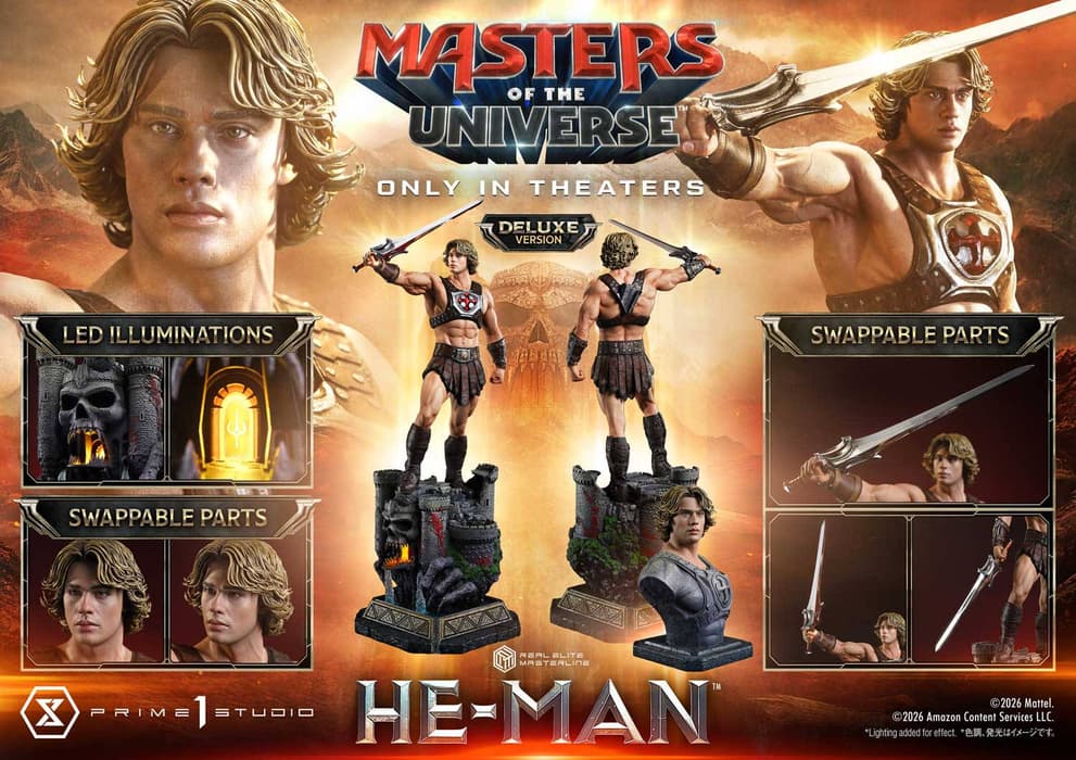 Права на изображения принадлежат Mattel, Amazon Content Services и Prime 1 Studio