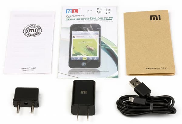 Комплект поставки Xiaomi Mi-Two