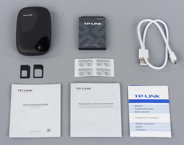 Комплект поставки TP-Link М5250 Комплект поставки TP-Link М5250