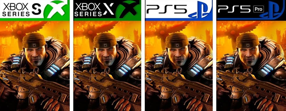 Как Gears of War: Reloaded работает на Xbox Series X|S, PS5 и PS5 Pro? Видеосравнение