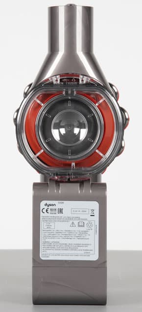 Пылесос Dyson V6 Total Clean, вид снизу Пылесос Dyson V6 Total Clean, вид снизу