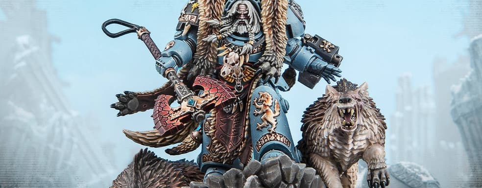 Games Workshop показала миниатюры Логана Гримнара и других Космических Волков из Warhammer 40,000