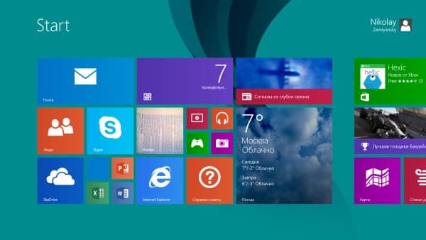 Операционная система планшета Nokia Lumia 2520