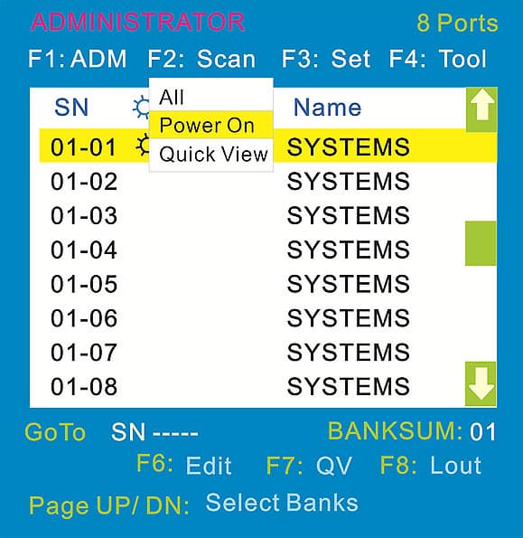 Выдвижная LCD KVM-консоль Kinan XL1716