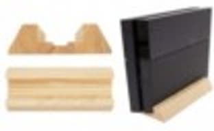 Деревянные подставки для PS4 и стилусы для 3DS