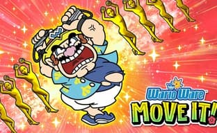 Watching the gameplay of the insane adventure WarioWare: Move It!