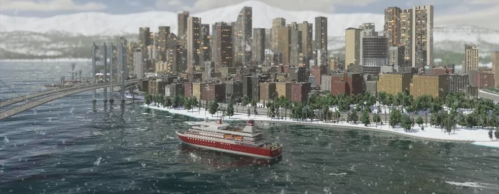 Разработчики Cities: Skylines 2 представили ураганы и экстремальные погодные явлений. Климат и 4 времени года