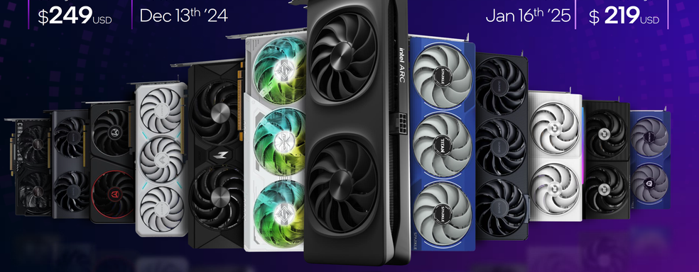 Intel представила бюджетные видеокарты Arc B580 и B570 из линейки Battlemage. Знакомимся с новинками