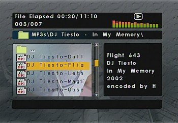 MP3 navigation