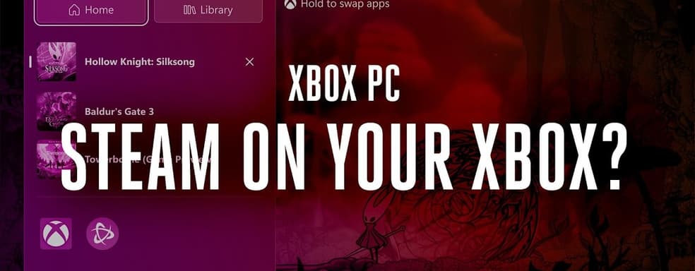 Xbox начала объединять библиотеки. В приложении уже видны игры из Steam, включая Spider-Man 2