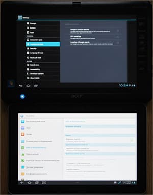 настройки сервисов геолокации в Android 4.0 и 3.0