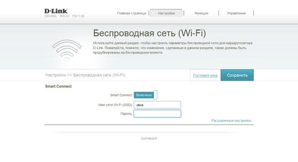 Настройка D-Link DIR-890L Настройка D-Link DIR-890L