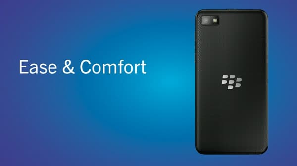Задняя сторона BlackBerry Z10 Задняя сторона BlackBerry Z10