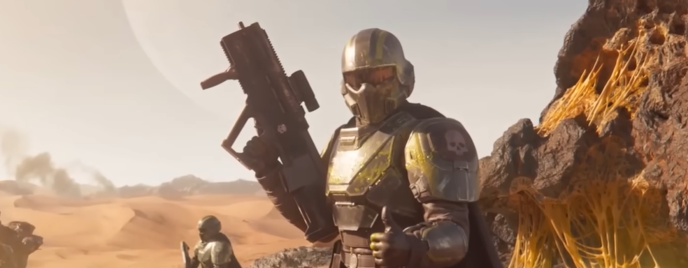 Фанат Helldivers 2 получил демократичное поздравление от Джона Хелдайвера — звезды кооперативного шутера