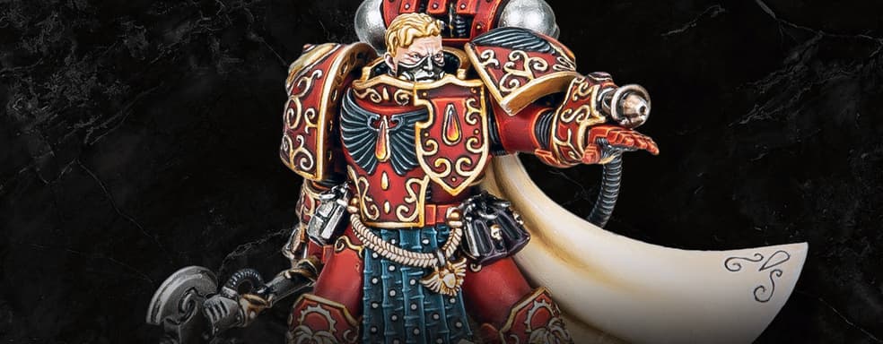 Авторы Warhammer: The Horus Heresy показали миниатюру Астера Крона из «Кровавых Ангелов»