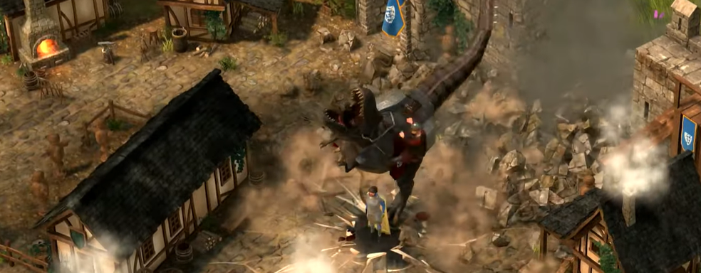 Рыцари против динозавров: создатели Deep Rock Galactic показали необычную стратегию в средневековом сеттинге