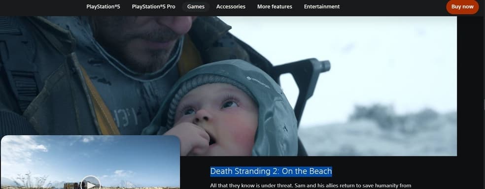 Разработчики Death Stranding 2 готовятся к открытию предзаказов на игру