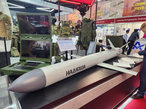 макет-демонстратор малозаметной многоцелевой тактической ракеты «Надюша»