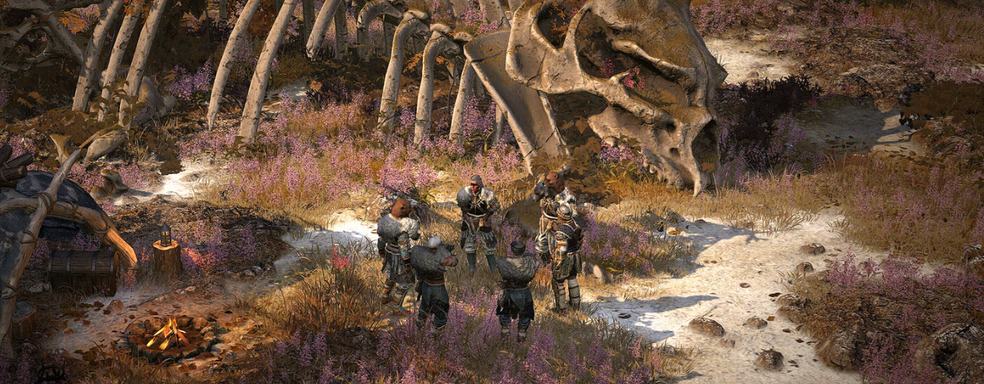 Средневековая RPG Wartales получит DLC с гигантскими монстрами The Beast Hunt