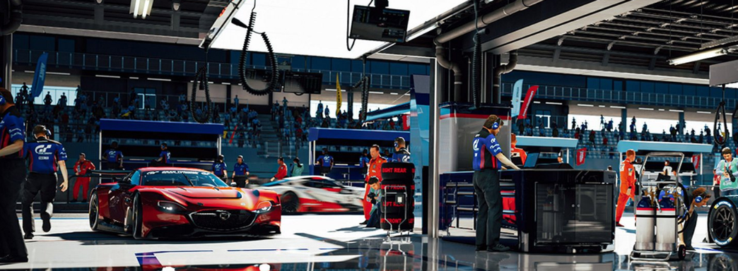 A los jugadores de eSports de Gran Turismo 7 les llevaron chicas para apoyarles durante el torneo japonés